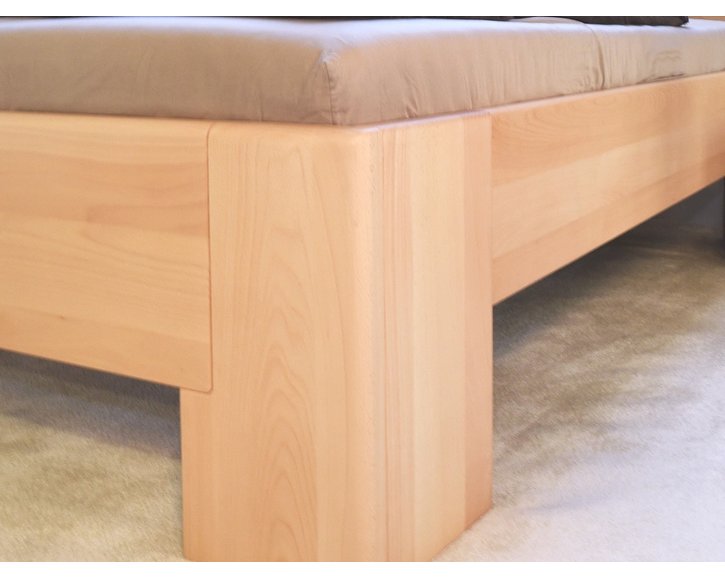 Manželská postel z masivu MANHATTAN 1, masiv buk