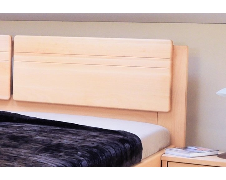 Manželská postel z masivu MANHATTAN 2 senior, 160x200, 180x200, masiv buk