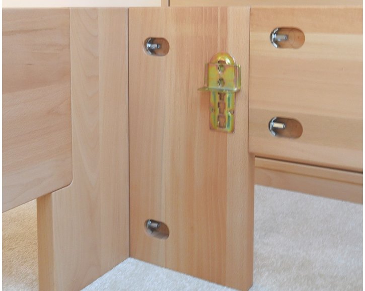 Manželská postel z masivu MANHATTAN 2 senior, 160x200, 180x200, masiv buk