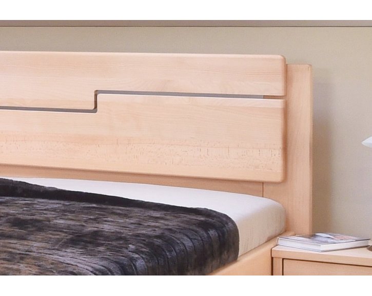 Manželská postel z masivu MANHATTAN 2 senior, 160x200, 180x200, masiv buk