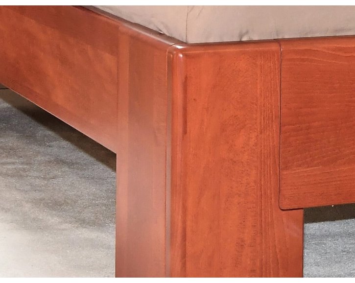 Manželská zvýšená postel z masivu HOLLYWOOD 1, masiv buk