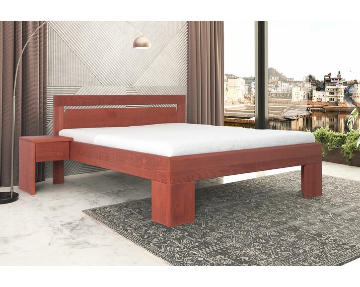 Barevné provedení - postel z masivu OMEGA