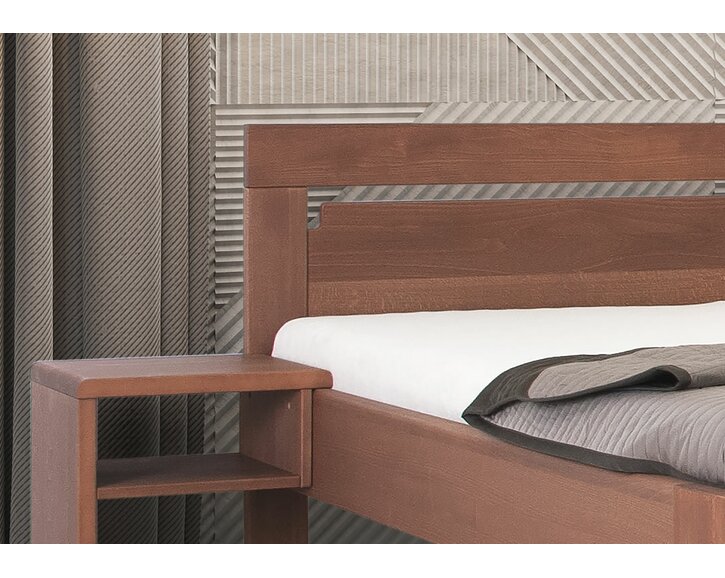 Čelo - postel z masivu X2