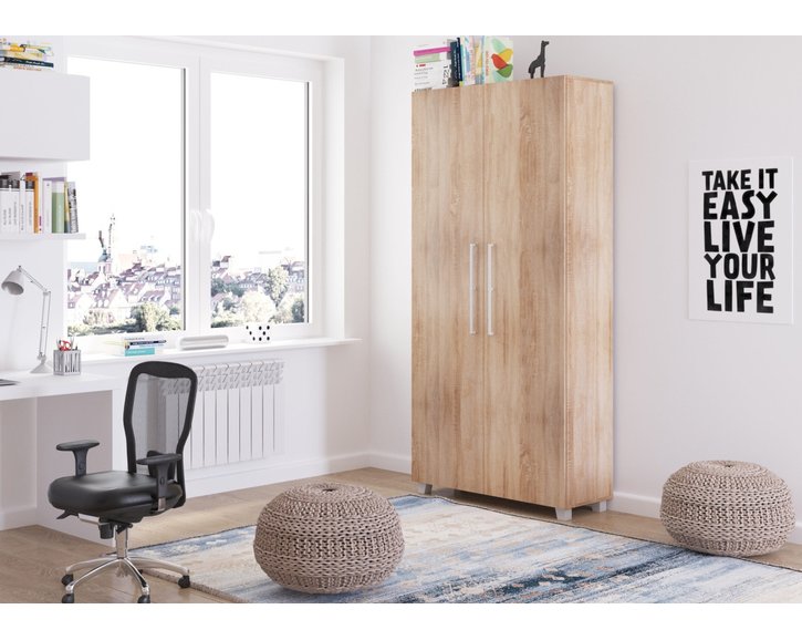 Sklápěcí postel ve skříni Terry 90x200 Sklápěcí postel ve skříni Terry 90x200