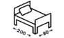 Postele s čely 80x200