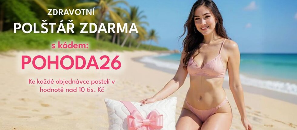 Oslavte s námi LÉTO – k nové posteli získáte dárek zdarma!