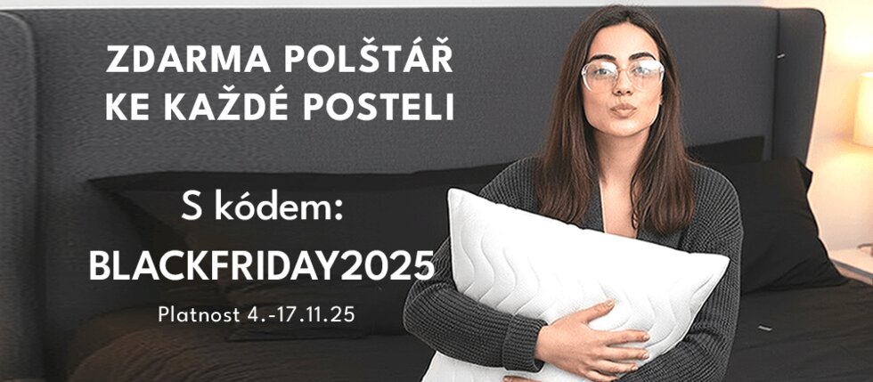 Zdravotní polštář ZDARMA ke každé objednávce postele! Zdravotní polštář ZDARMA ke každé objednávce postele!