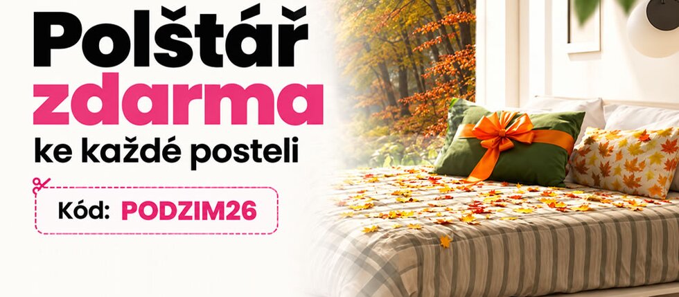Přivítejte s námi podzim – k nové posteli získáte dárek zdarma!